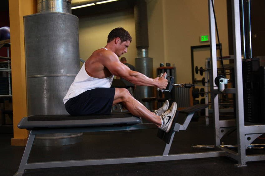 Elevated Cable Rows