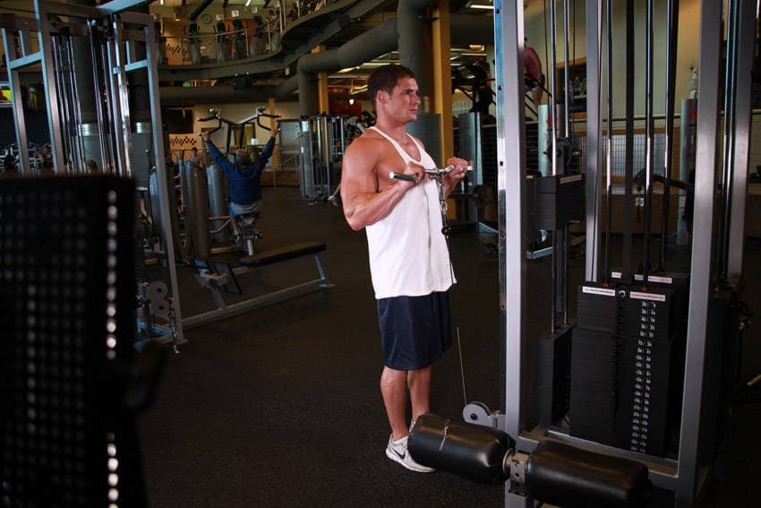 Reverse Cable Curl