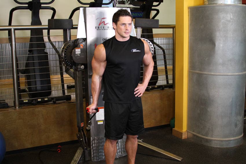 Standing One-Arm Cable Curl